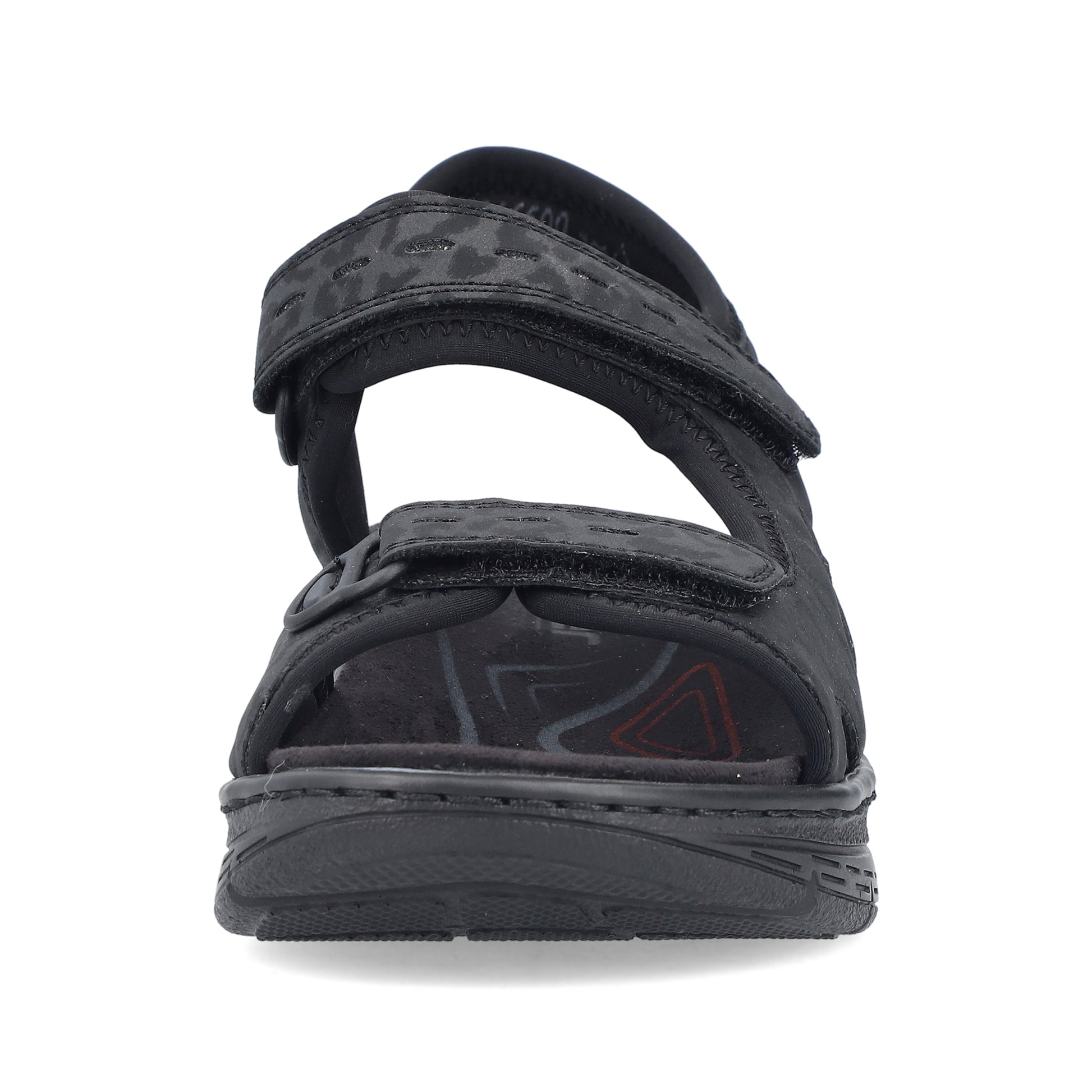 Black Hook & Loop Sandals for Women | Rieker 67666-00