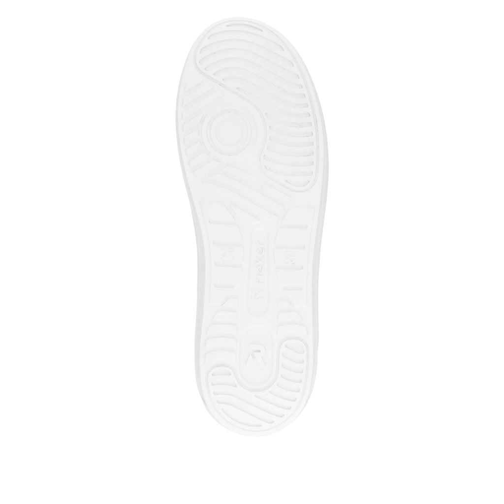 White Elasticated Shoes for Women | Rieker W1201-82