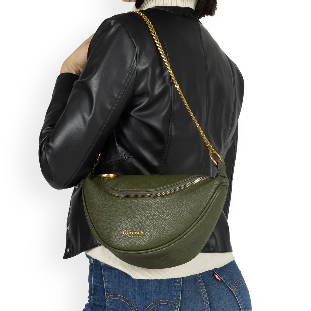 Green Zip Bags for Women | Remonte Q0807-54
