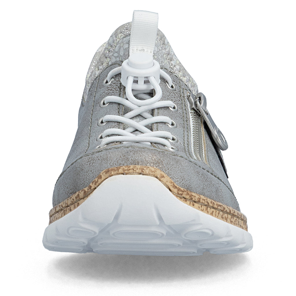 Grey Elasticated Shoes for Women | Rieker N4263-40