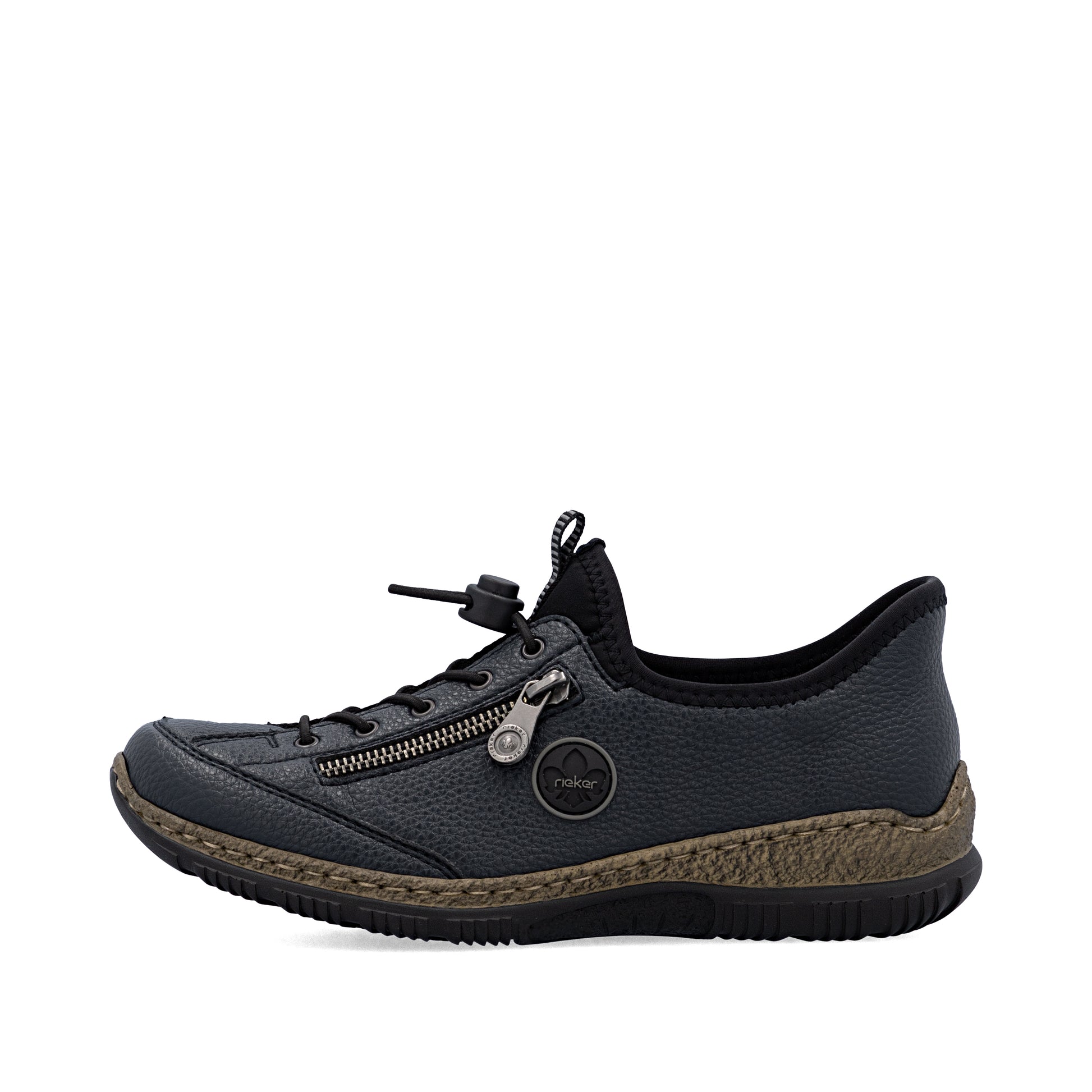 Blue Elasticated Shoes for Women | Rieker N3267-15