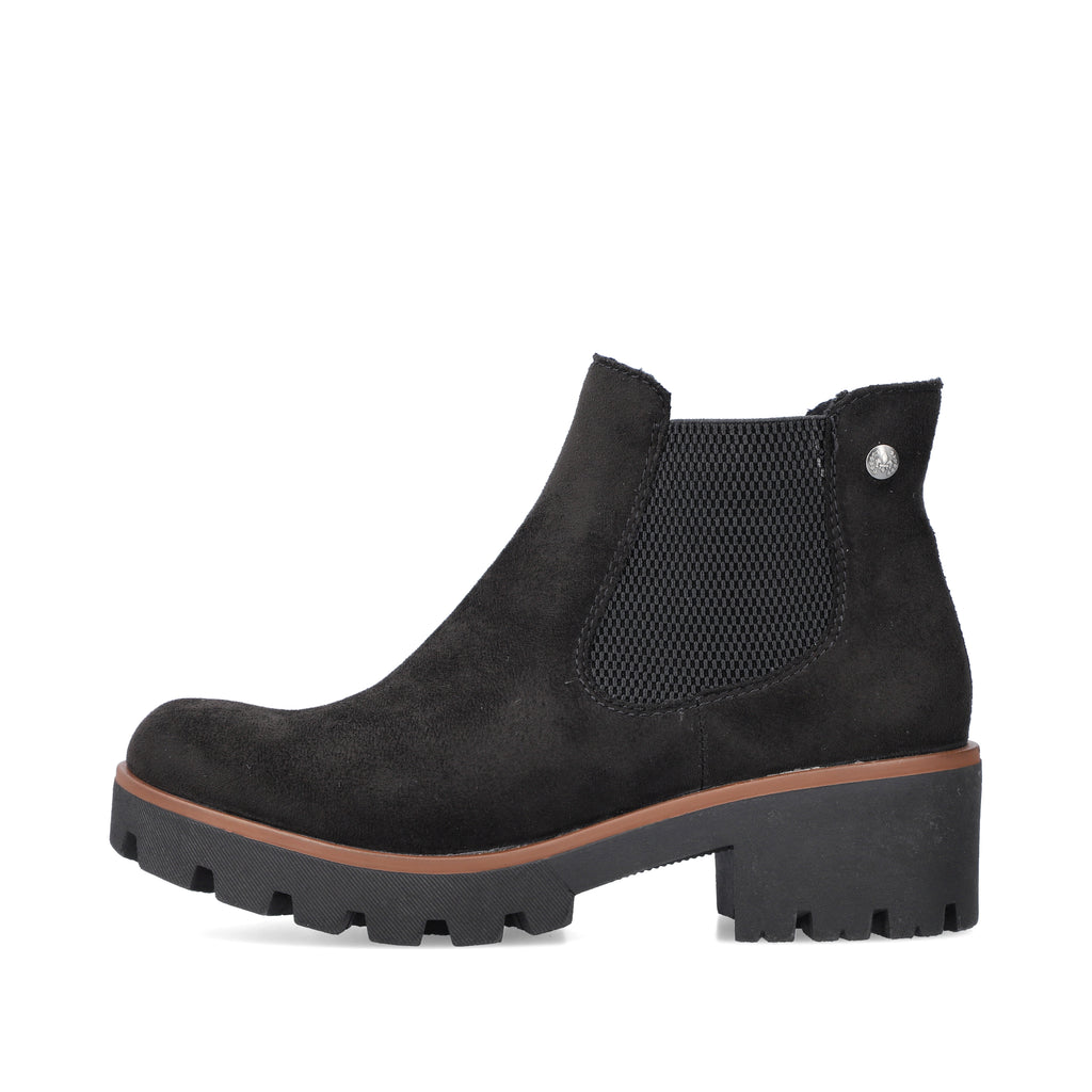 Black Elasticated Boots for Women | Rieker 79265-00