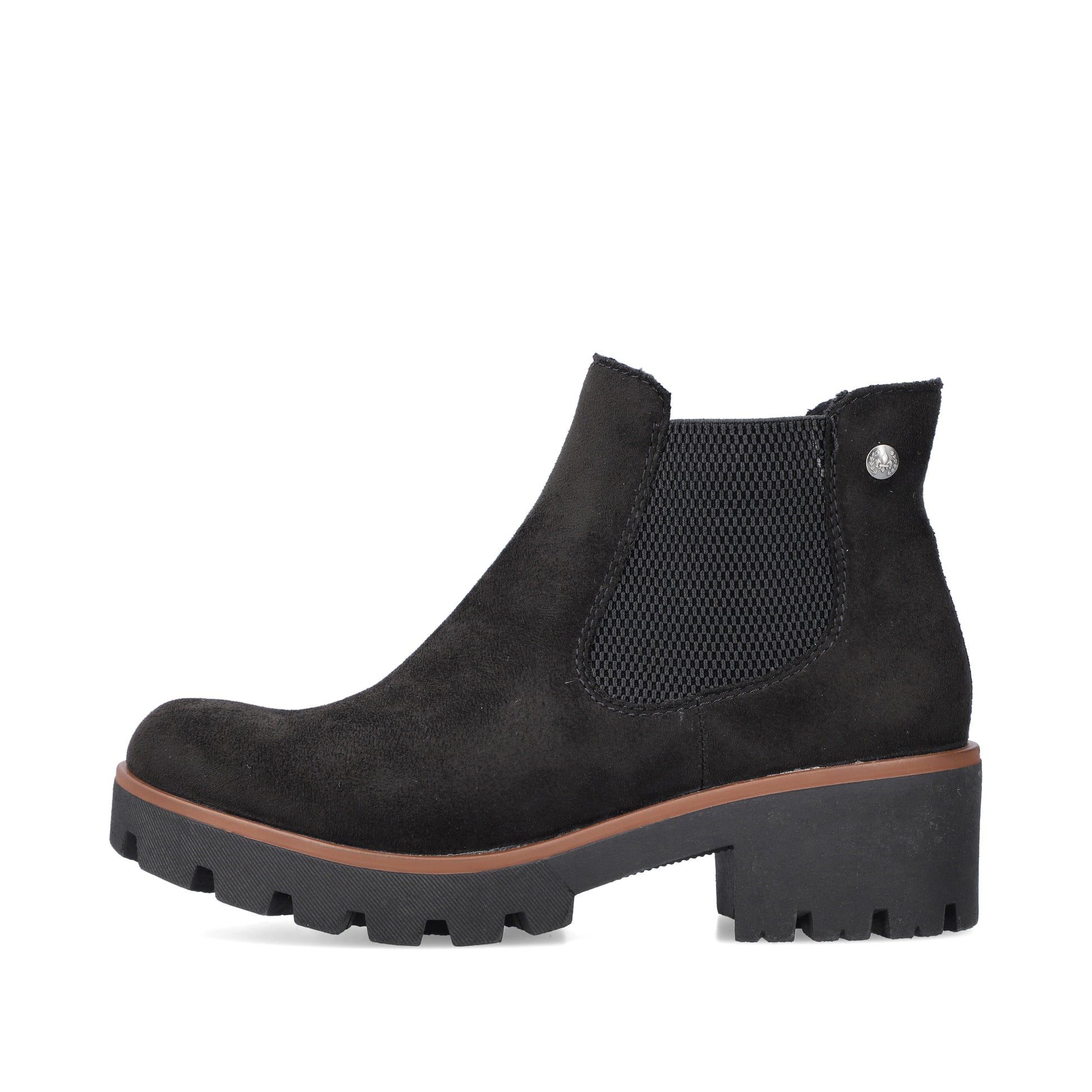 Black Elasticated Boots for Women | Rieker 79265-00