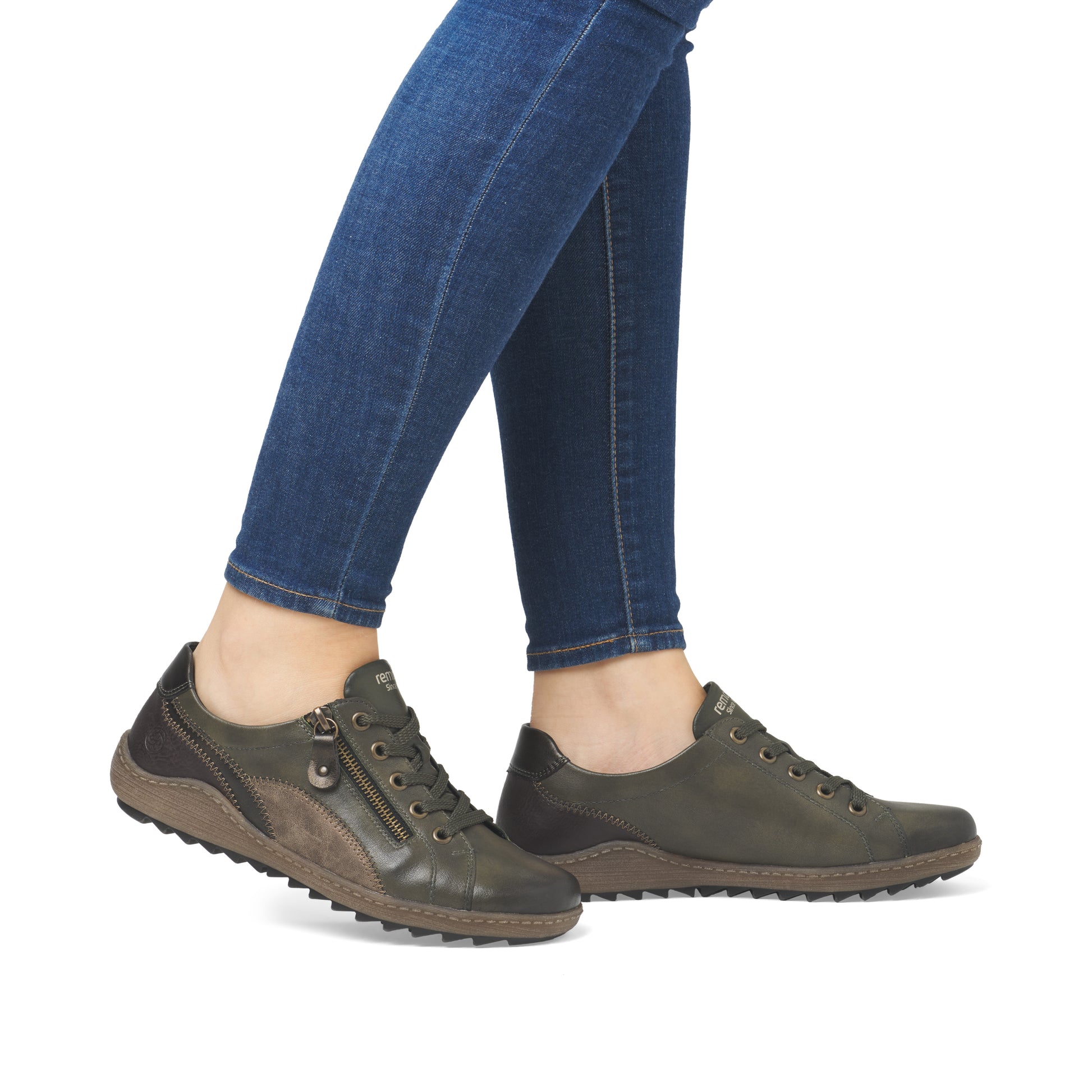 Green Zip Shoes for Women | Remonte R1439-52