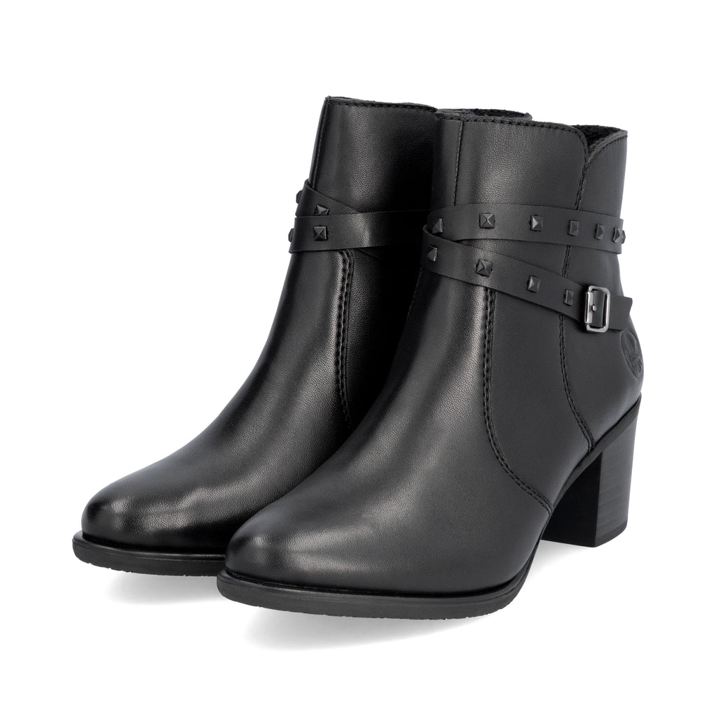 Black Zip Boots for Women | Rieker Y2059-00
