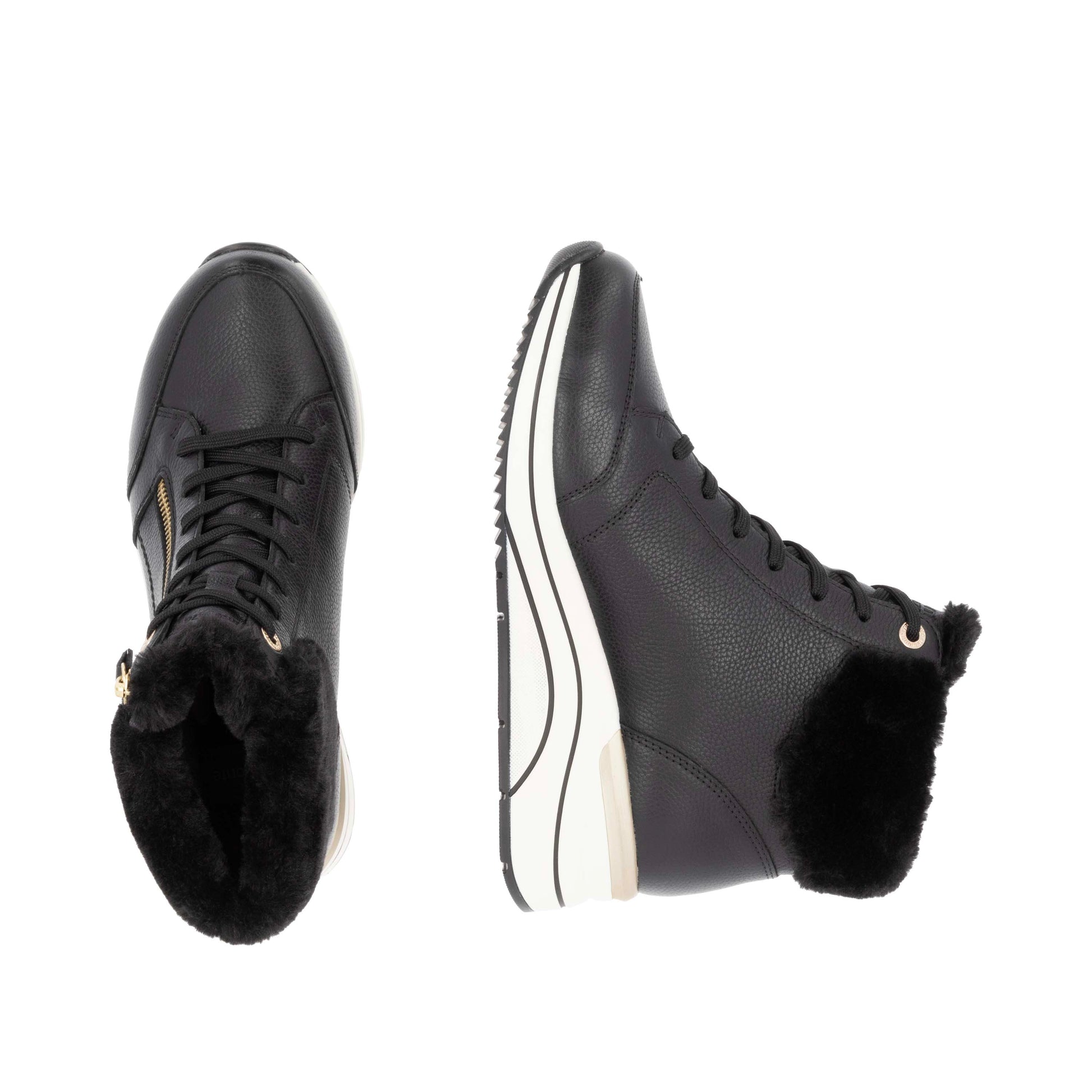Black Zip Boots for Women | Remonte D0T77-02