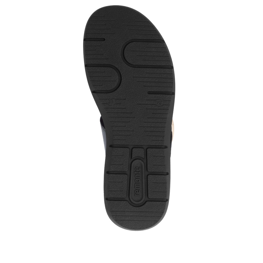 Black Hook & Loop Sandals for Women | Remonte D2K50-00