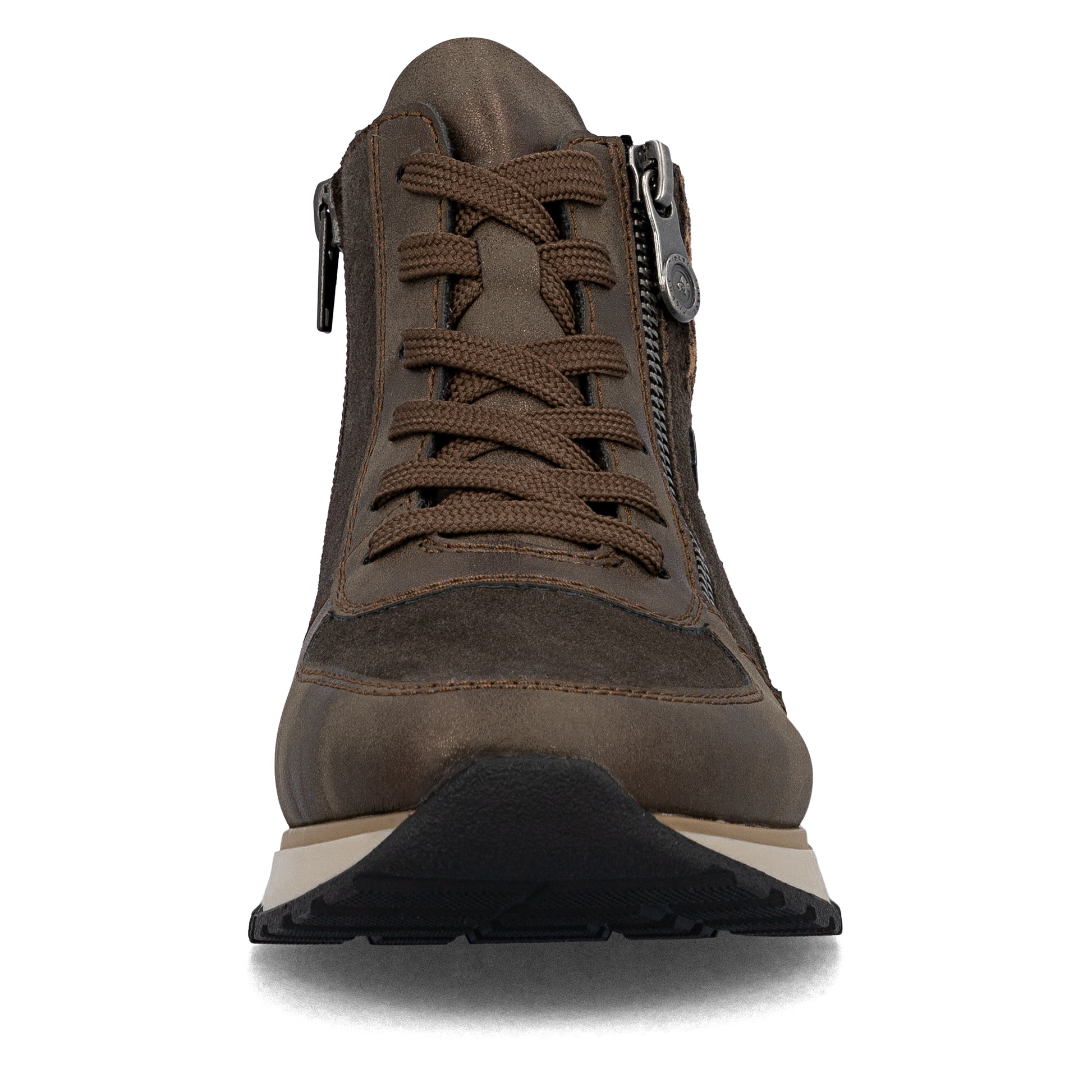 Brown Zip Boots for Women | Rieker 49040-24