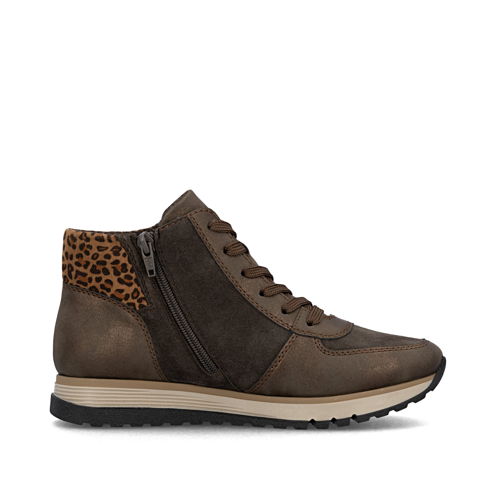 Brown Zip Boots for Women | Rieker 49040-24