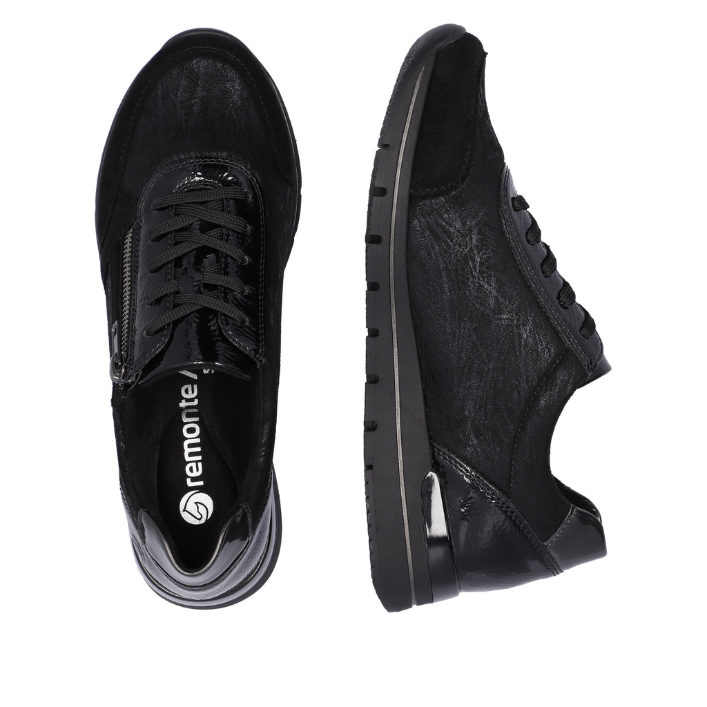 Black Zip Shoes for Women | Remonte R6700-03