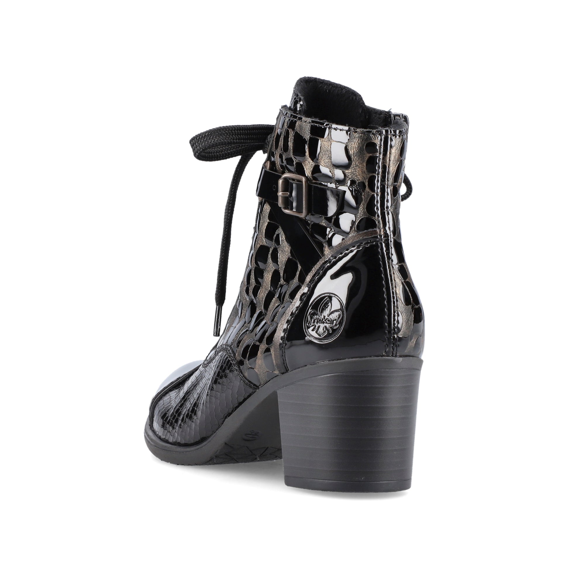 Black Zip Boots for Women | Rieker Y2032-00
