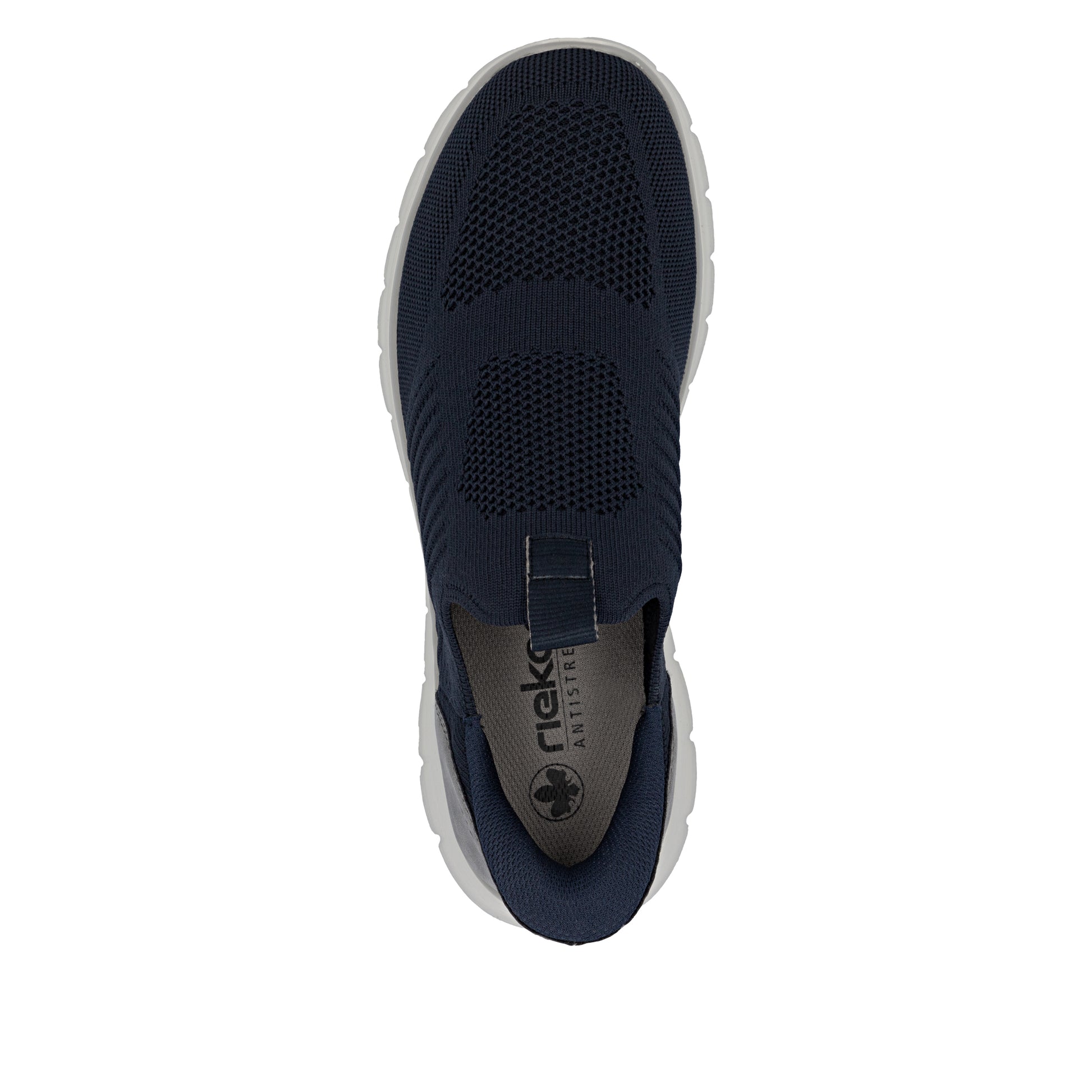 Blue Elasticated Shoes for Men | Rieker B6659-15