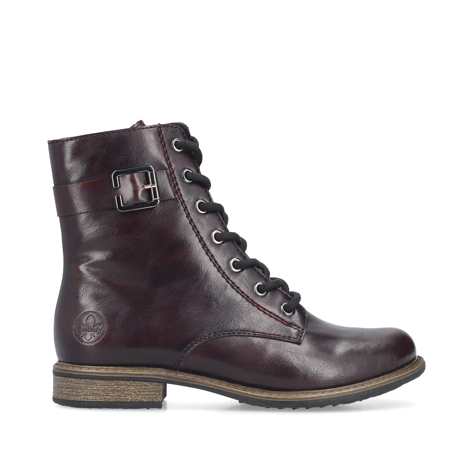 Red Zip Boots for Women | Rieker 74802-35