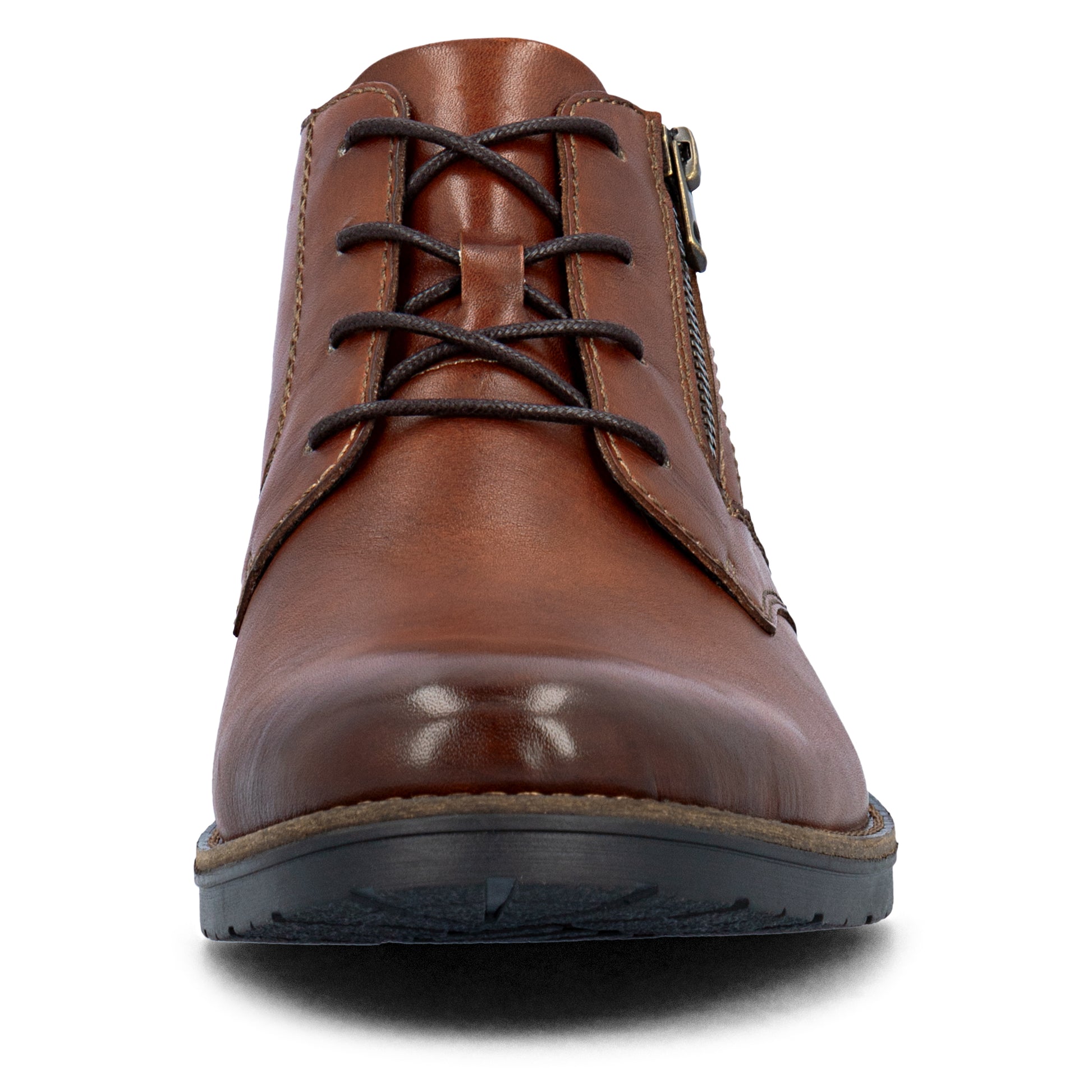 Brown Zip Boots for Men | Rieker 14609-24