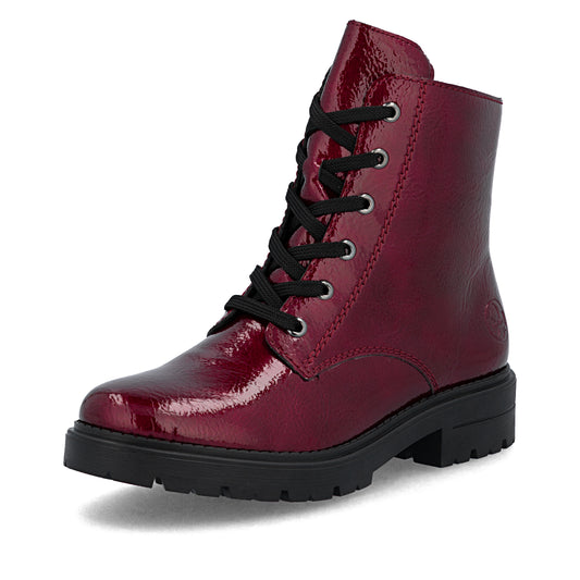 Rieker Woman's Boots - Red | Z2841-33