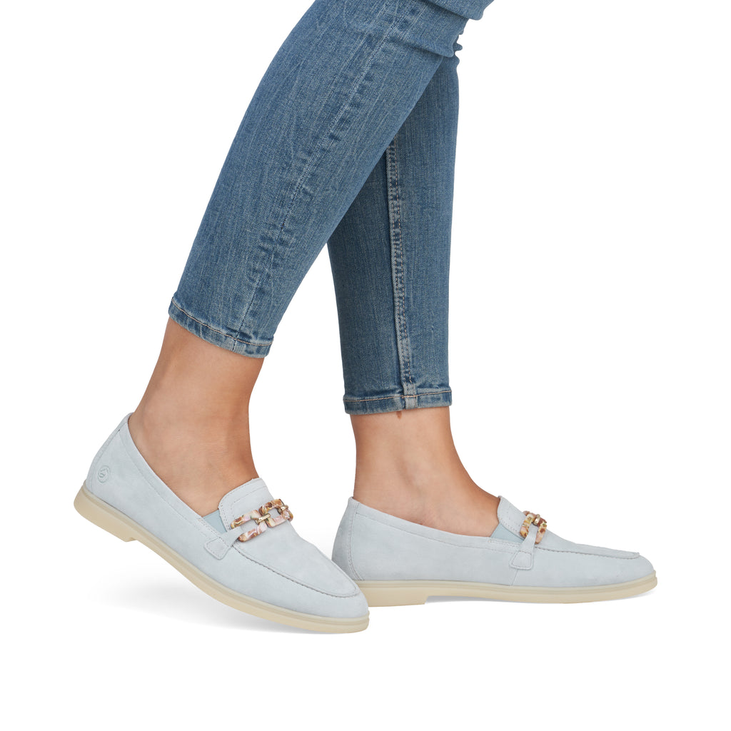 Blue Elasticated Shoes for Women | Remonte D2F00-12