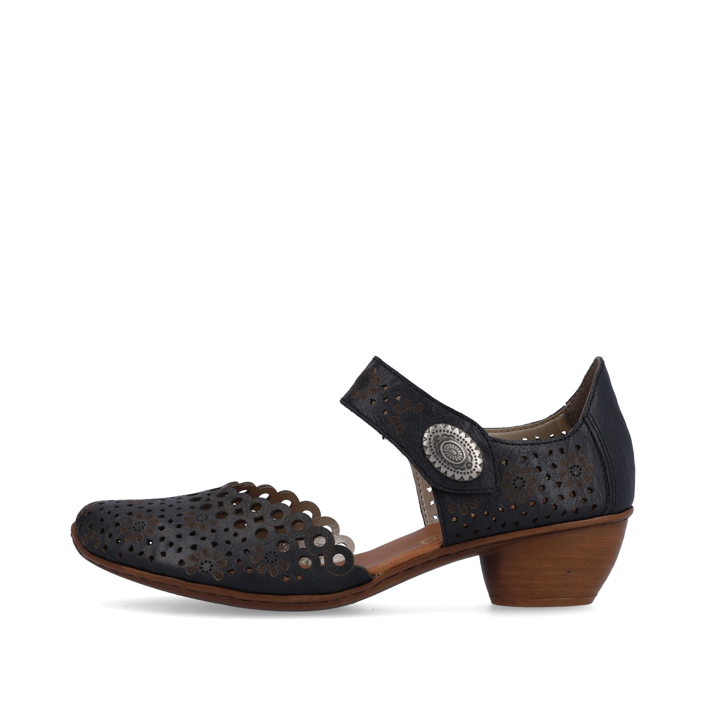 Rieker Women's Mary Jane Shoe - Blue | 43753-14