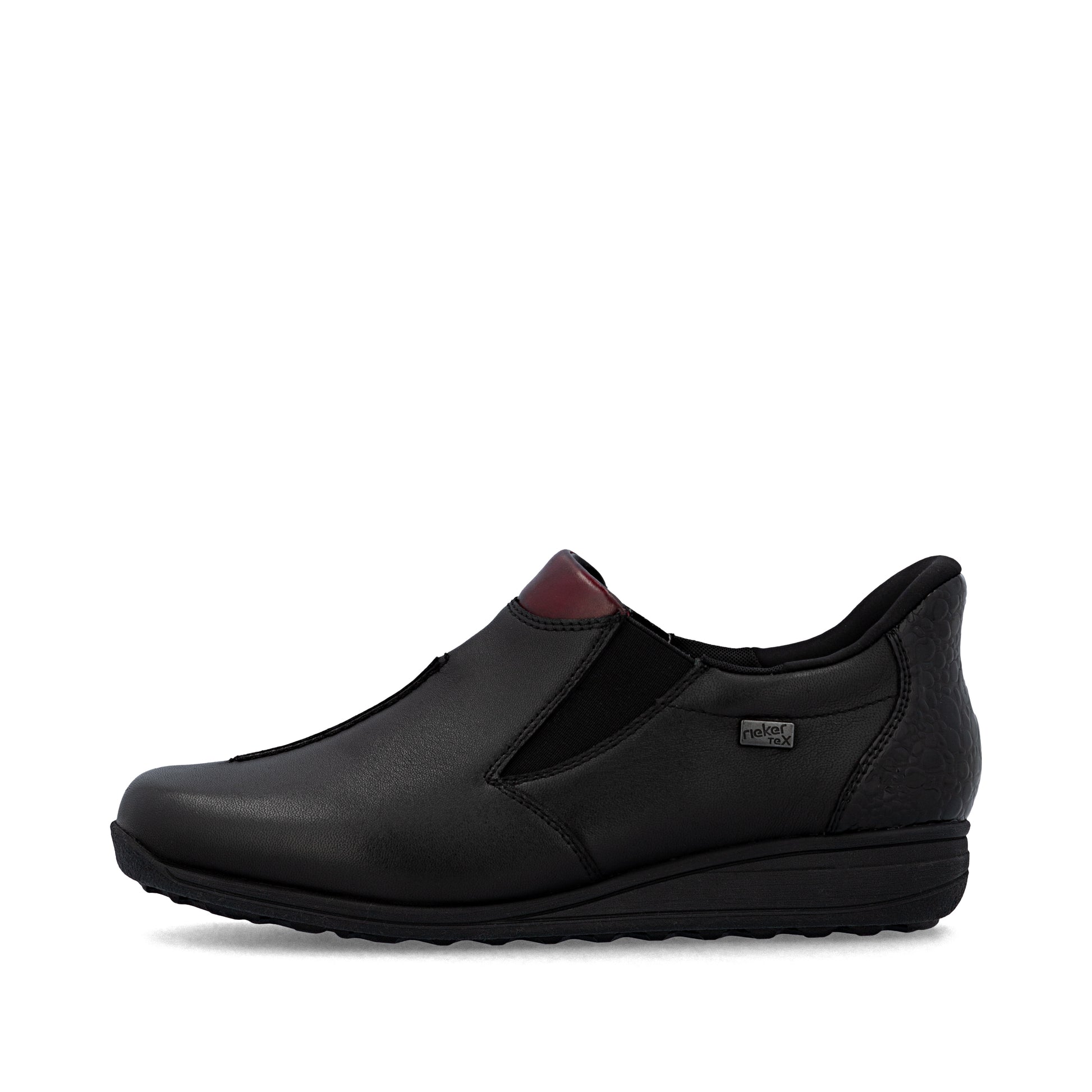 Black Elasticated Shoes for Women | Rieker 47253-00