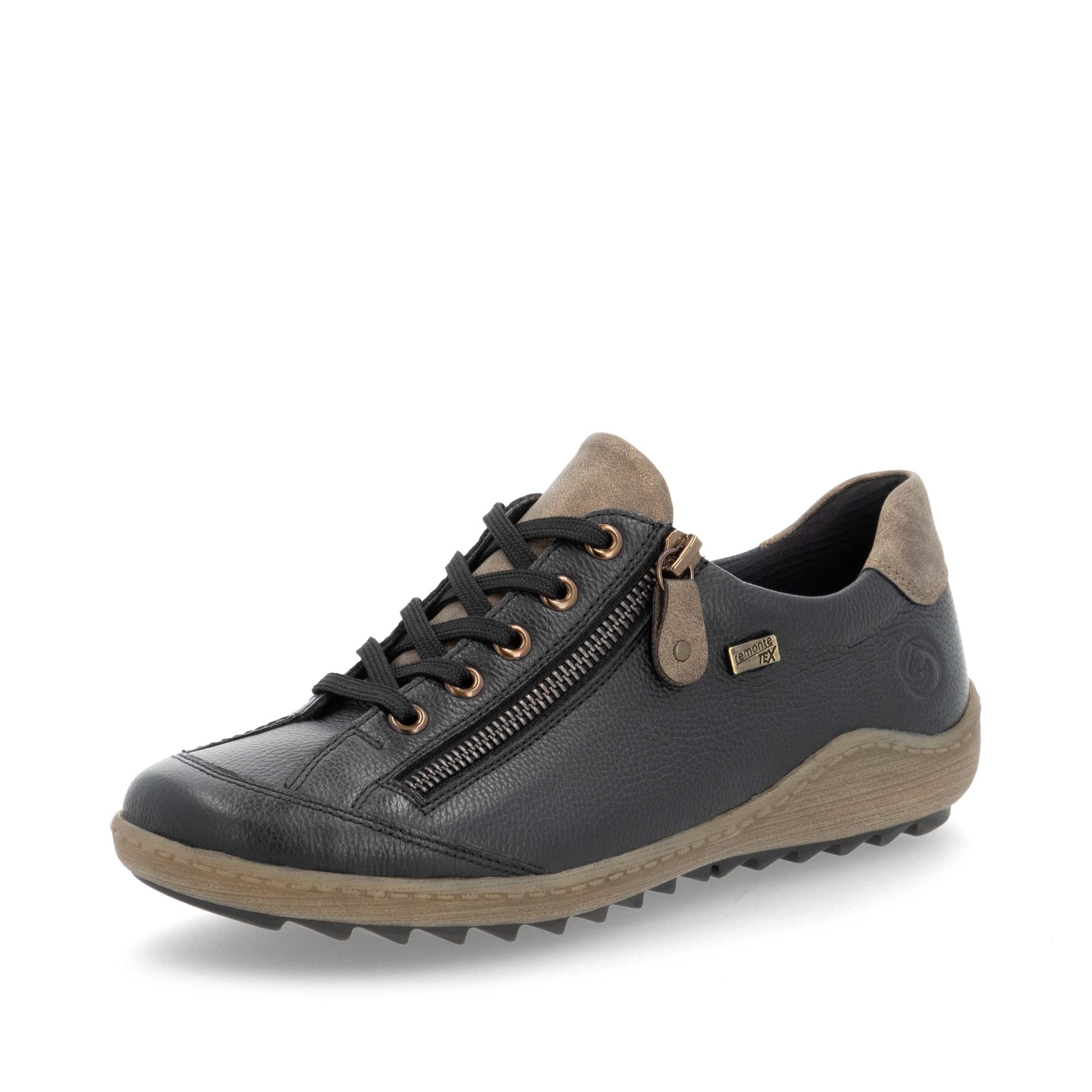 Black Zip Shoes for Women | Remonte R1402-08