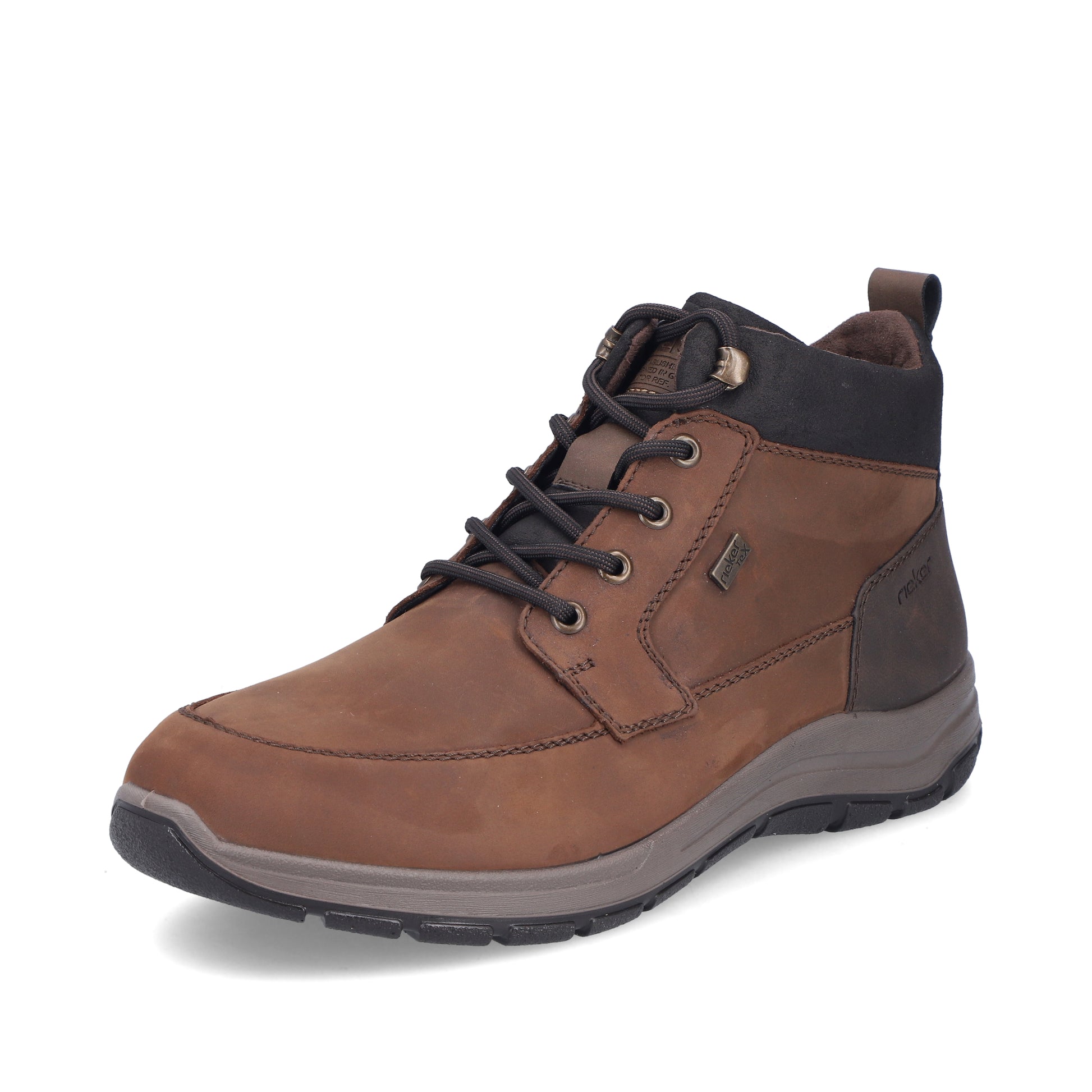Brown Zip Boots for Men | Rieker 03630-22