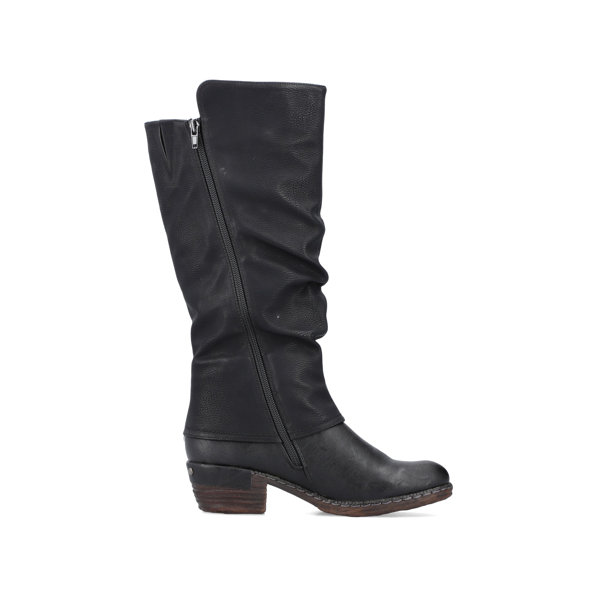 Black Zip Boots for Women | Rieker 93655-00