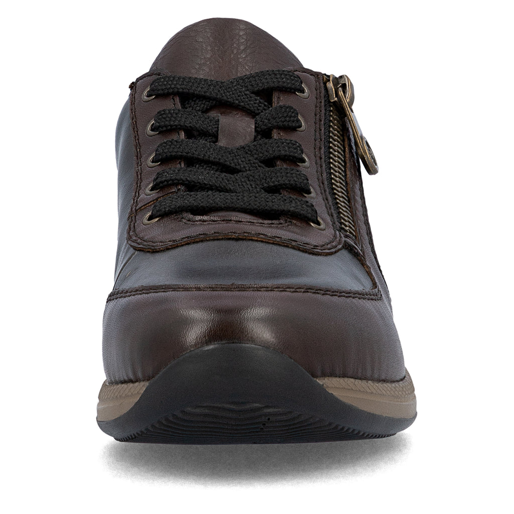 Brown Zip Shoes for Women | Rieker N1112-25