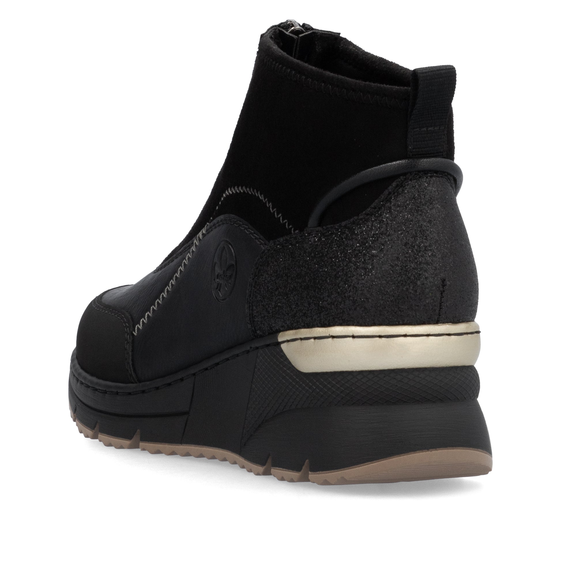 Black Zip Boots for Women | Rieker N6361-00