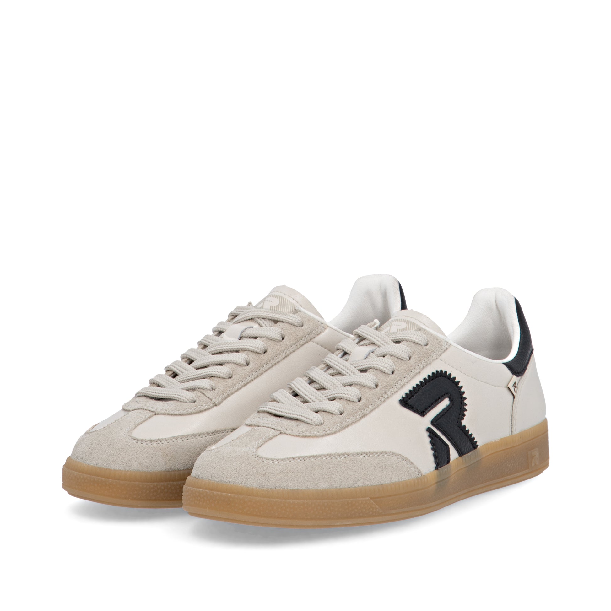Beige Elasticated Shoes for Women | Rieker W2200-60