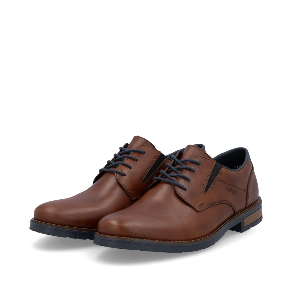 Brown Elasticated Shoes for Men | Rieker 14621-24