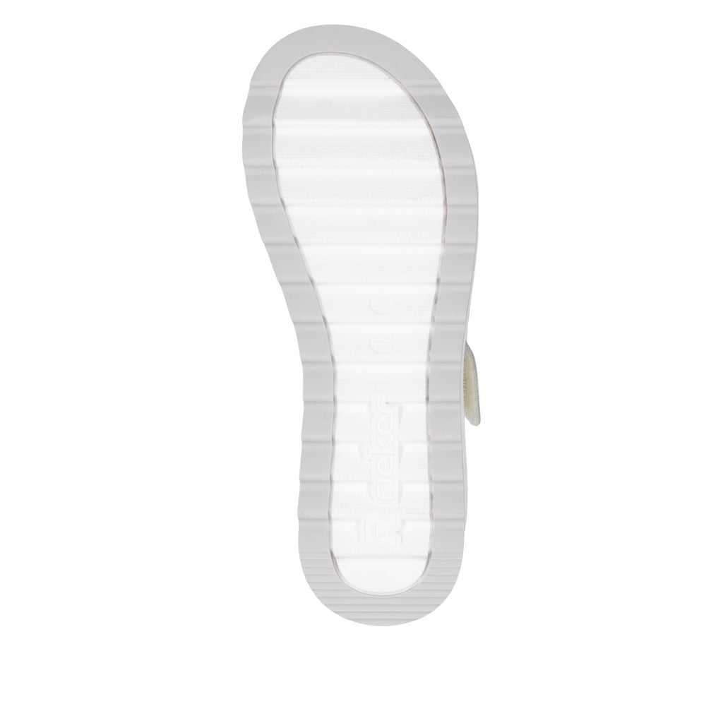 White Hook & Loop Sandals for Women | Rieker W3050-90