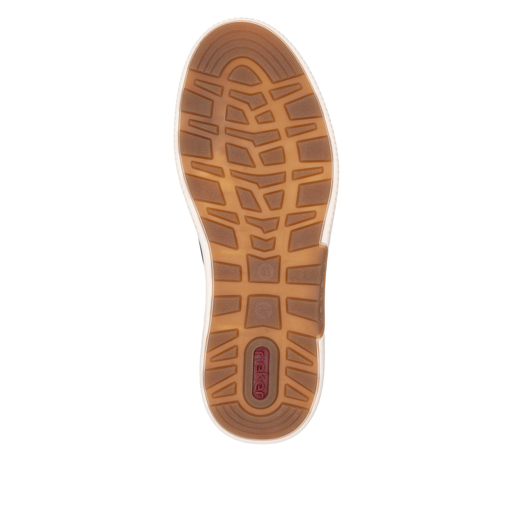 Blue Elasticated Shoes for Men | Rieker B3357-14