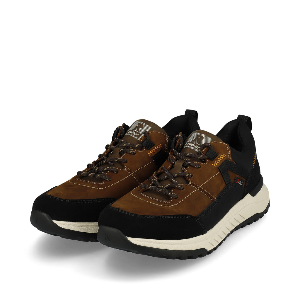 Brown Elasticated Shoes for Men | Rieker Sport U0100-22