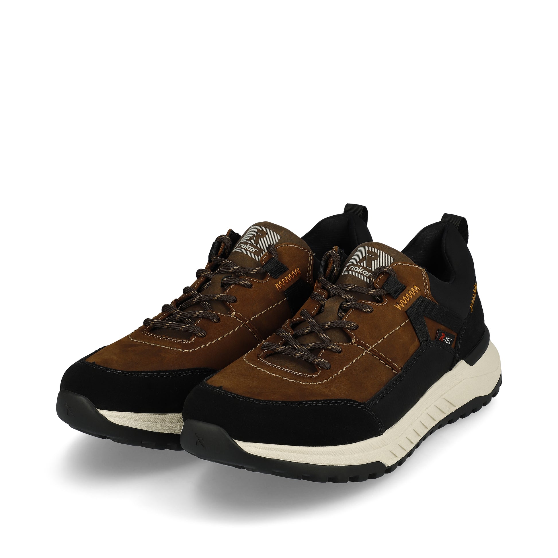 Brown Elasticated Shoes for Men | Rieker Sport U0100-22