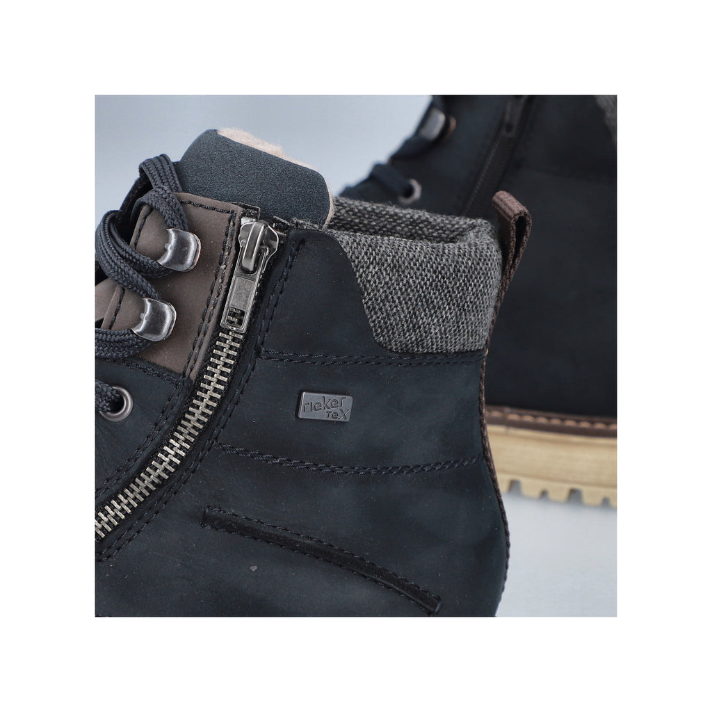 Blue Zip Boots for Men | Rieker F3610-14