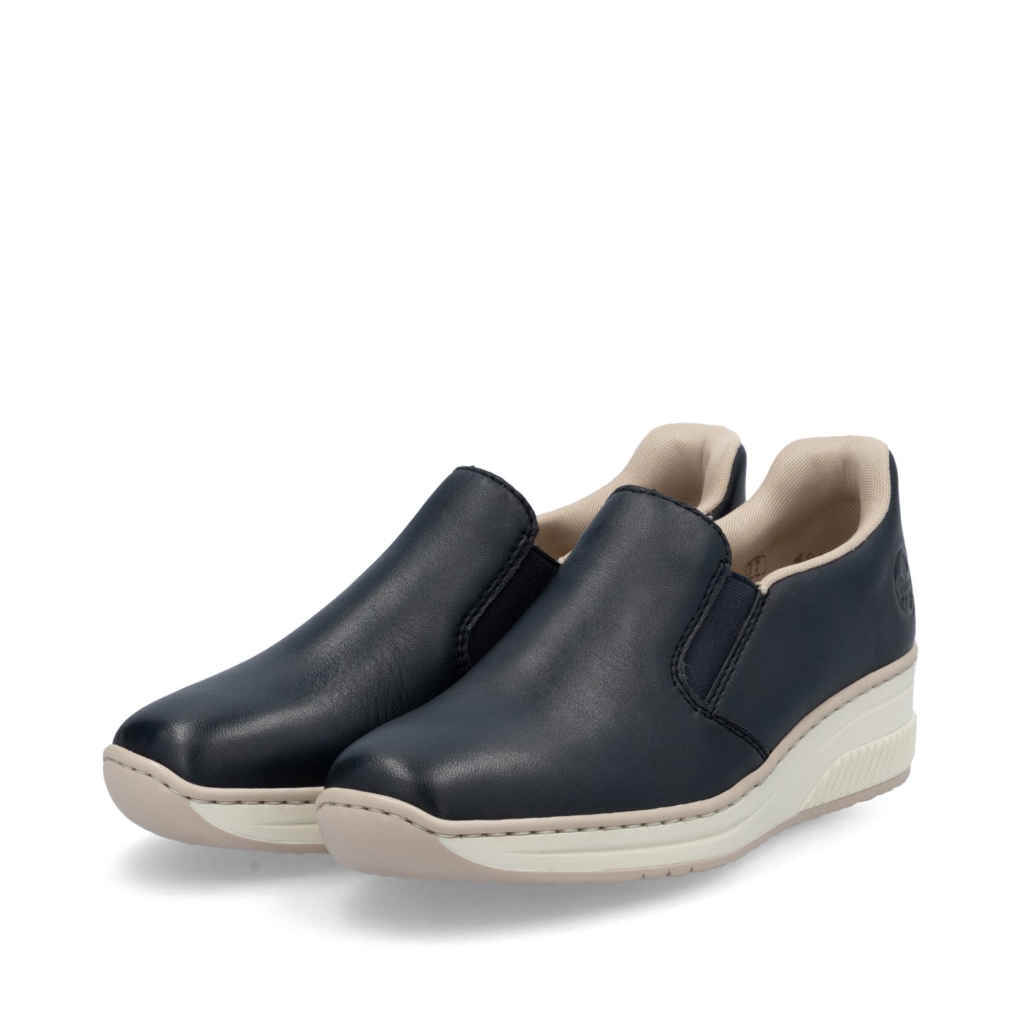 Rieker Women's Casual Slip-on Shoe - Blue | 48761-14