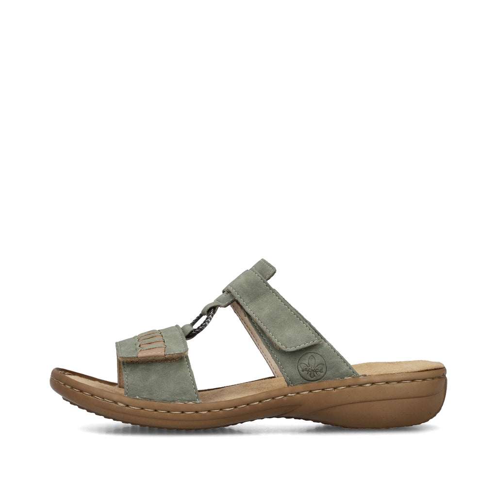 Green Hook & Loop Sandals for Women | Rieker 60881-52