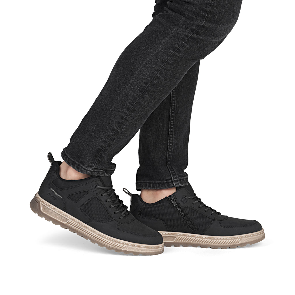 Black Zip Boots for Men | Rieker 37004-00