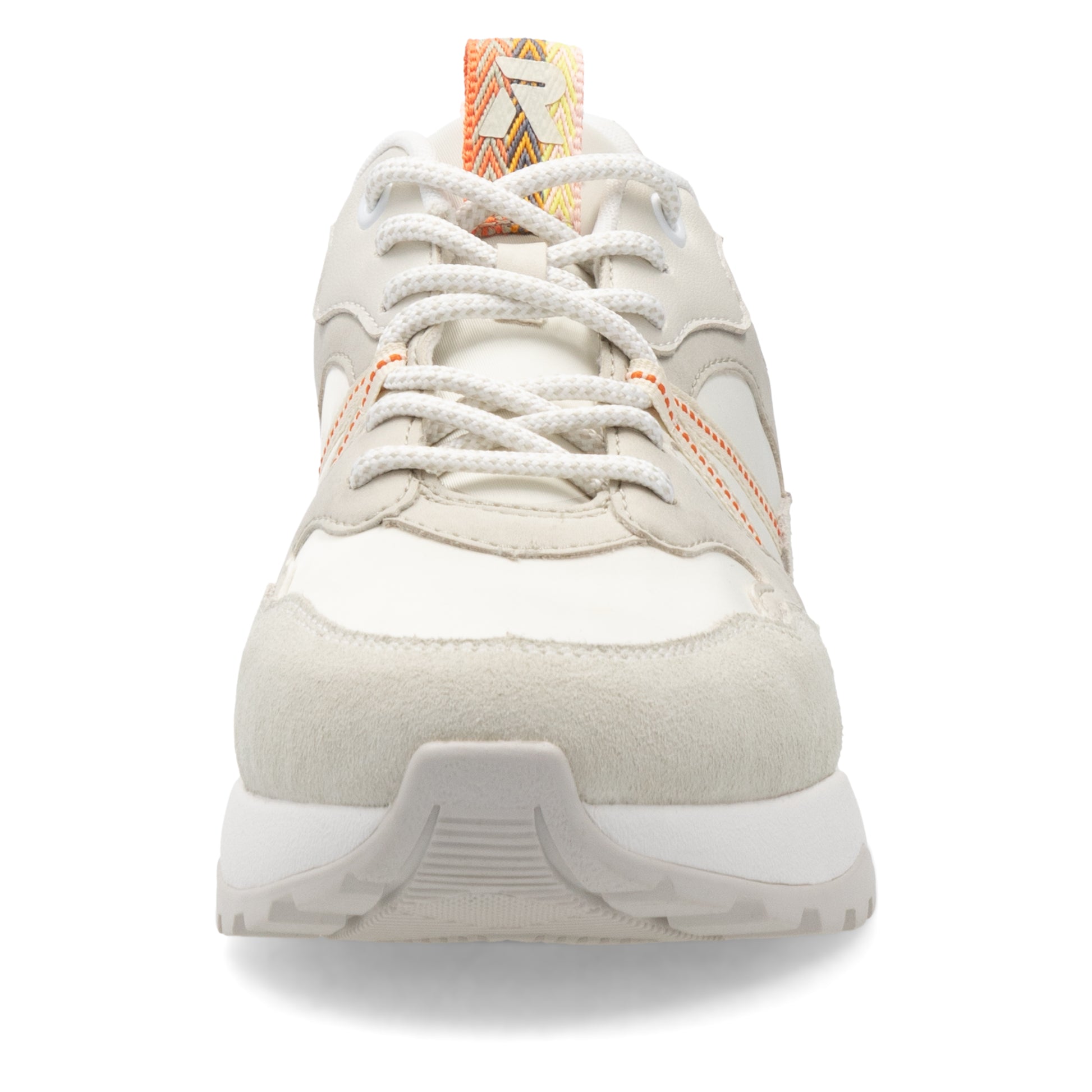 White Elasticated Shoes for Women | Rieker W2501-80