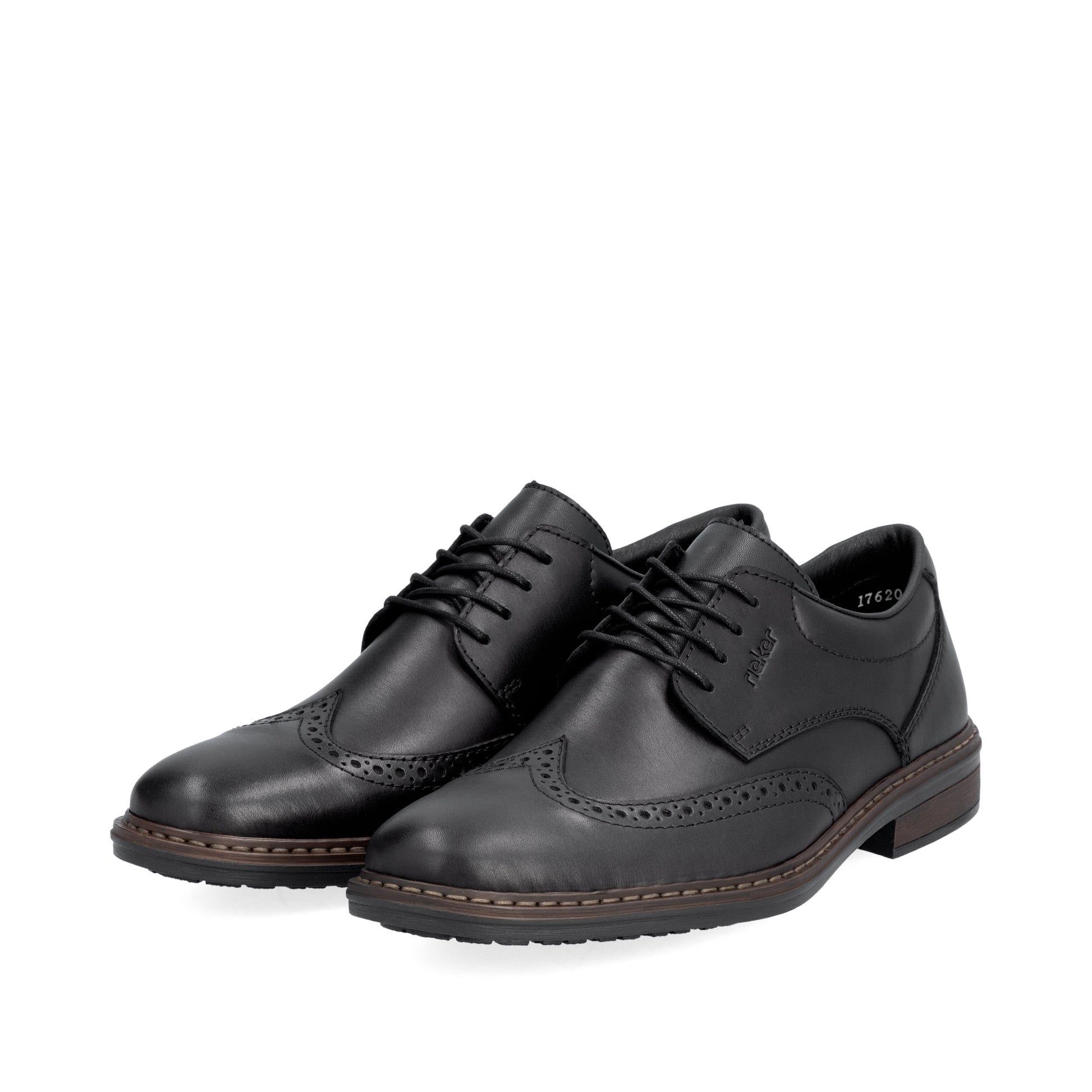 Black Elasticated Shoes for Men | Rieker 17620-00