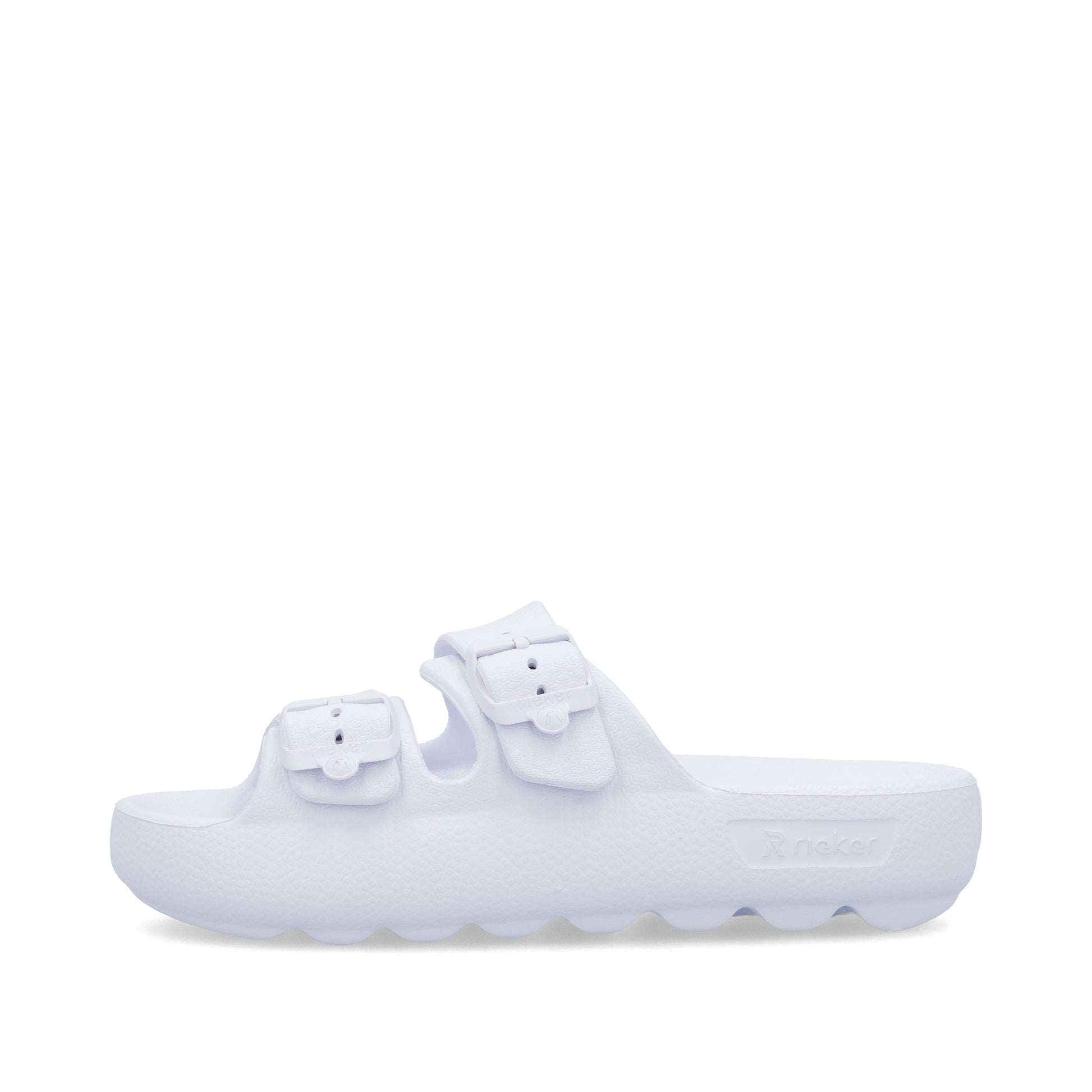 White Buckle Sandals for Women | Rieker P2450-80