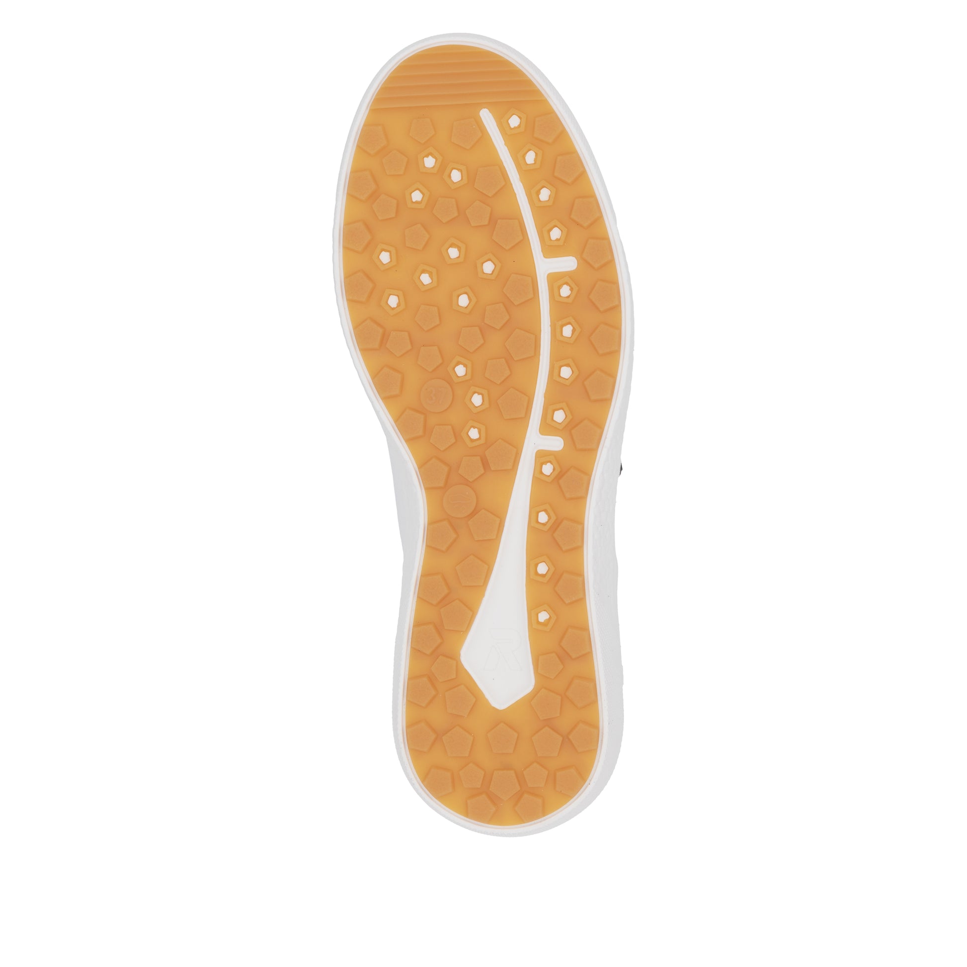 White Elasticated Shoes for Women | Rieker W1101-80