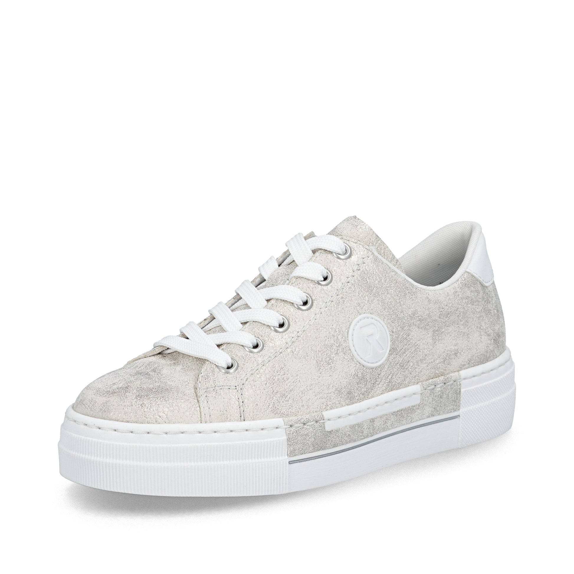 Metallic Elasticated Shoes for Women | Rieker N49W1-90