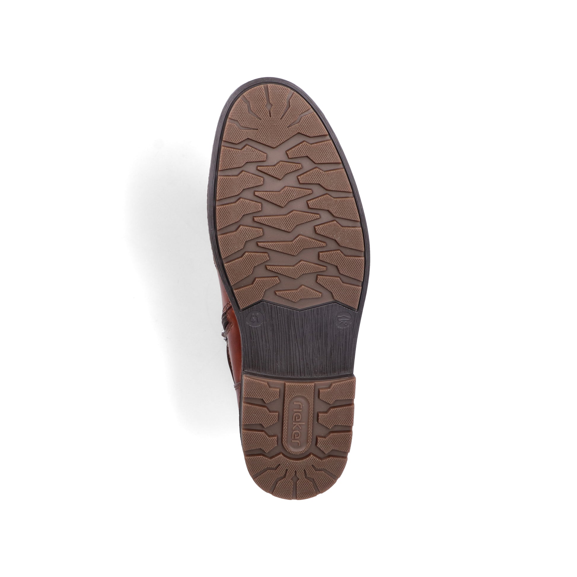 Brown Zip Boots for Men | Rieker F4546-24