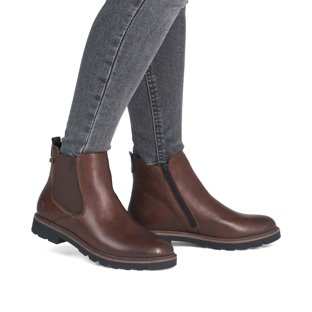 Brown Zip Boots for Women | Remonte D2Q70-22