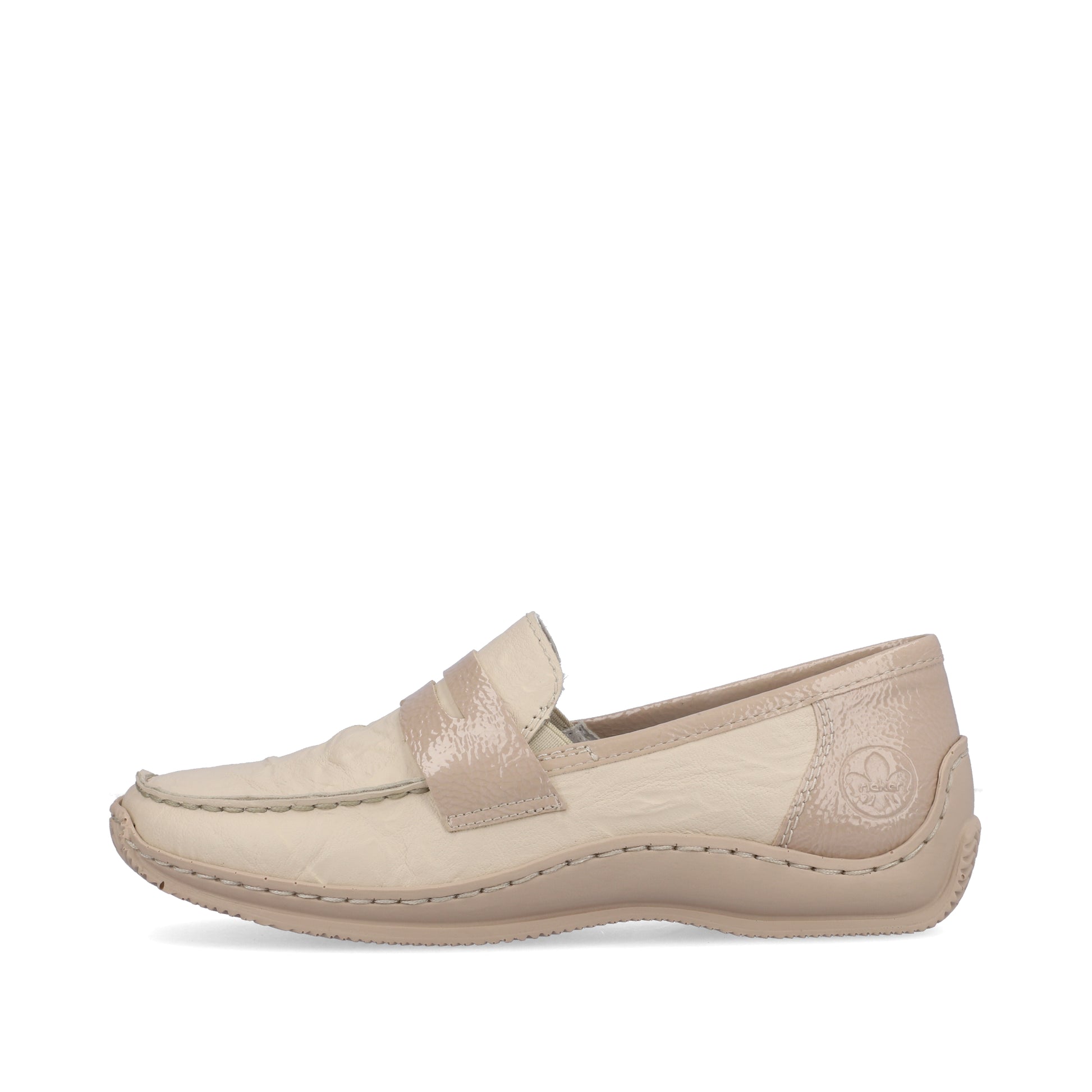 Beige Slip-On Shoes for Women | Rieker L1752-60
