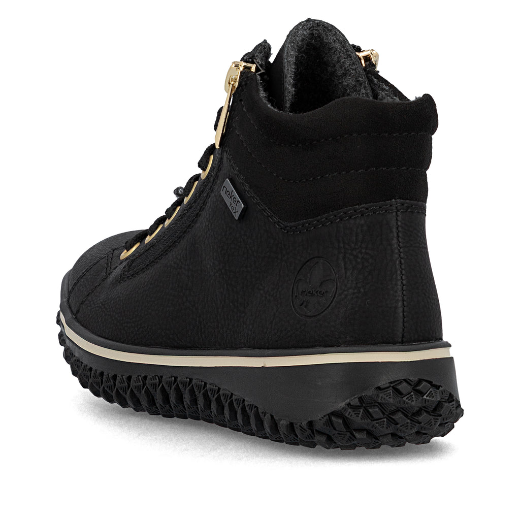 Black Zip Boots for Women | Rieker Z4263-00