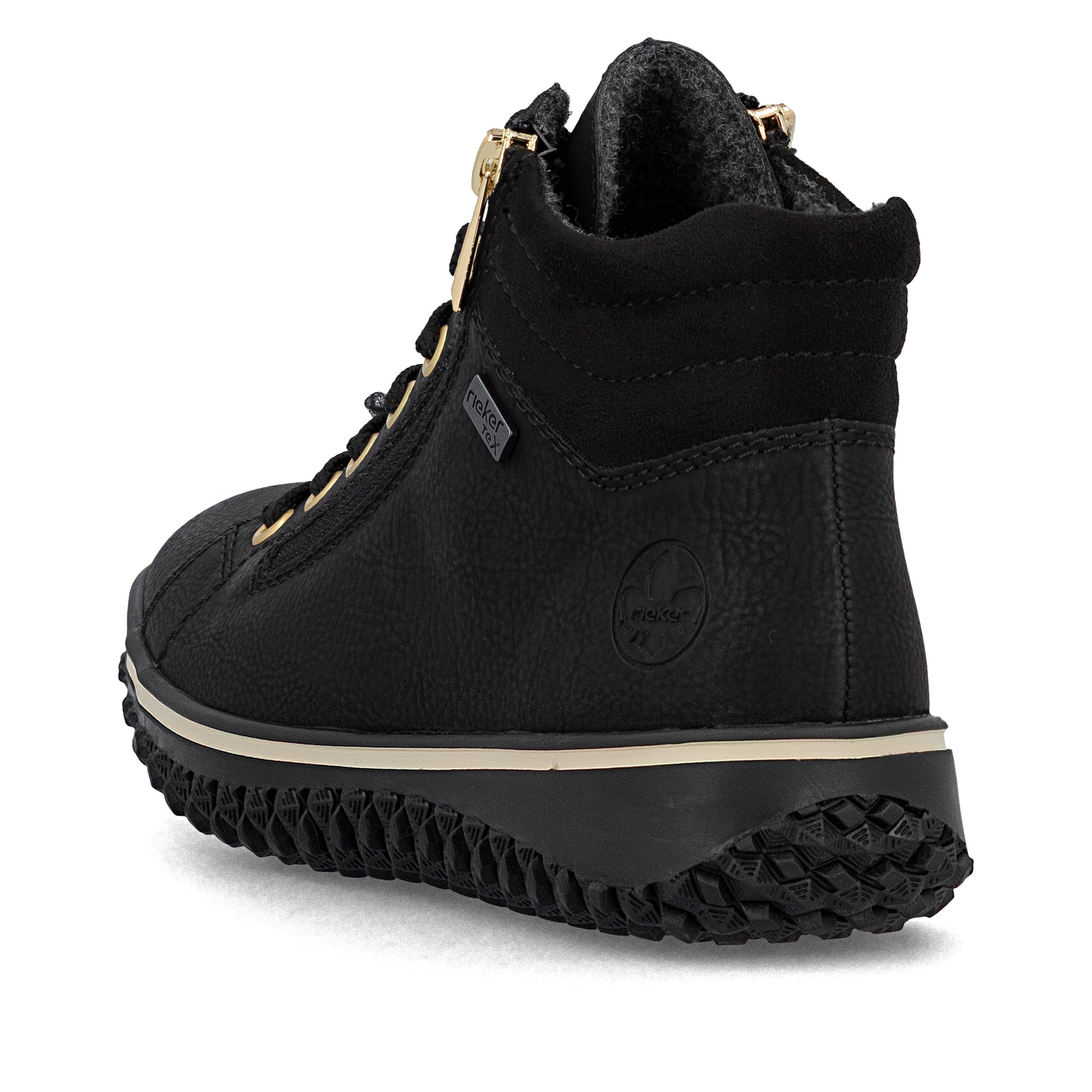 Black Zip Boots for Women | Rieker Z4263-00