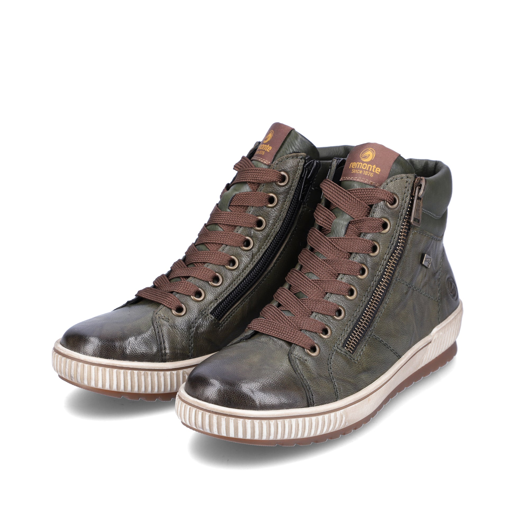 Green Zip Boots for Women | Remonte D0772-52
