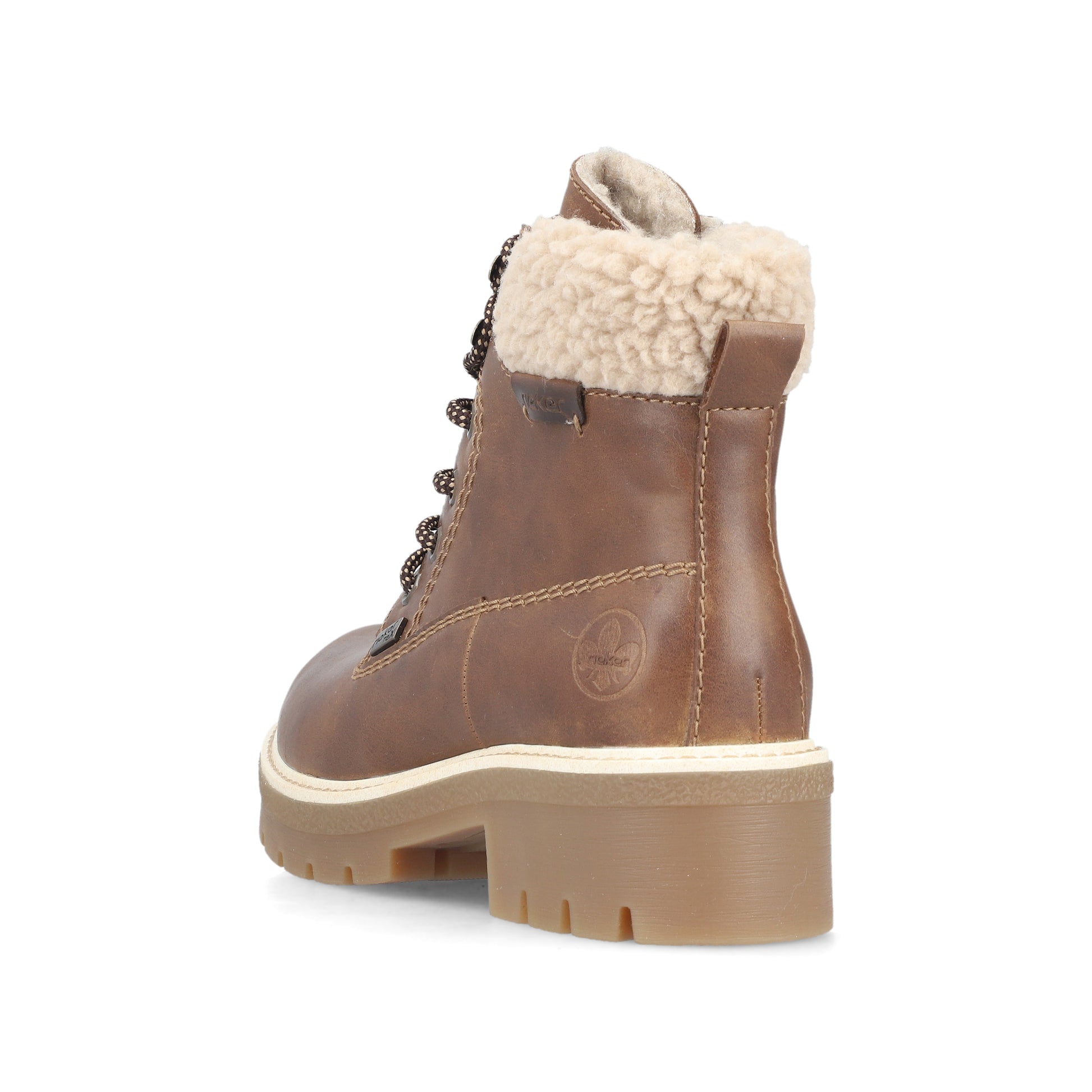 Brown Zip Boots for Women | Rieker Y8118-22
