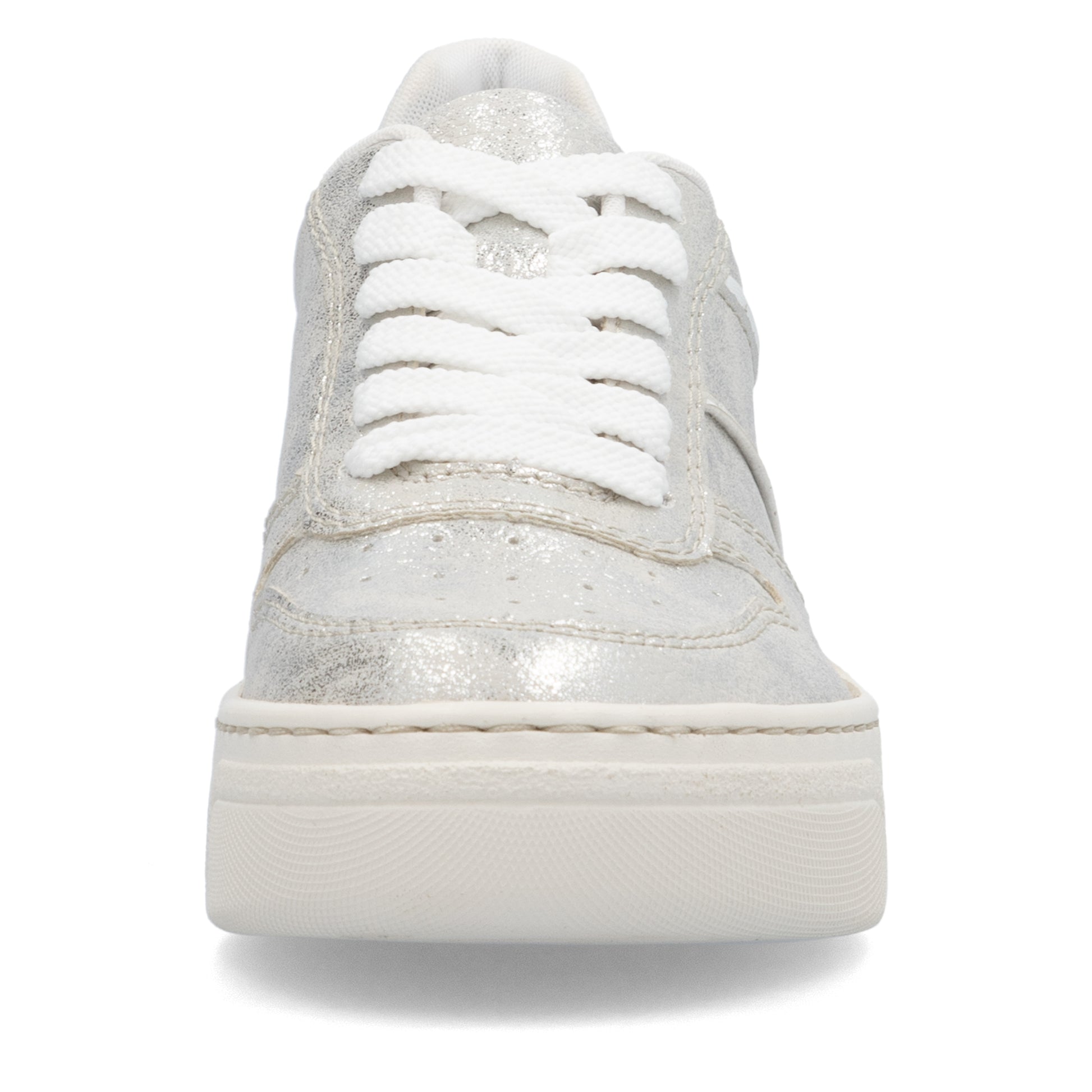 Silver/Platinum Elasticated Shoes for Women | Rieker N6402-40
